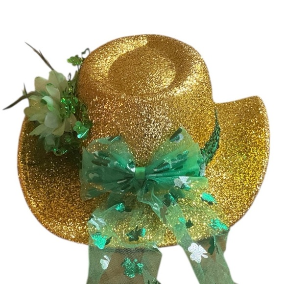 St. Patrick’s Day Metallic Gold Cowboy Hat